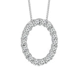 Diamond Fashion Pendant 0.1 ct tw 10k White Gold