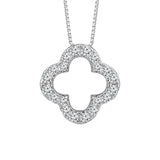 Diamond Fashion Pendant 0.10 ct tw 10k White Gold