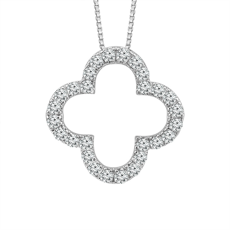 Diamond Fashion Pendant 0.25 ct tw 10k White Gold