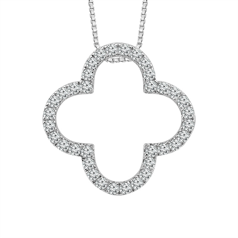 Diamond Fashion Pendant 0.50 ct tw 10k White Gold