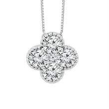 Cargar imagen en el visor de la galería, Diamond Fashion Pendant 0.50 ct tw 14k White Gold