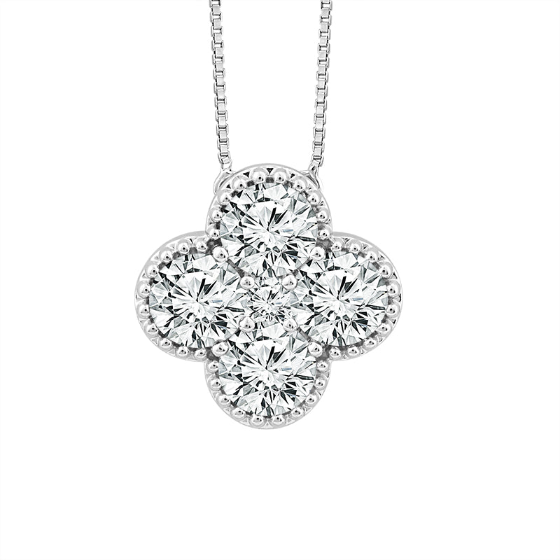 Diamond Fashion Pendant 1 ct tw 14k White Gold