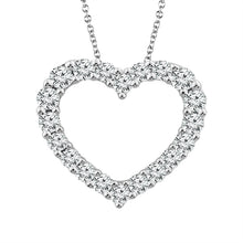 Load image into Gallery viewer, Diamond Fashion Pendant 0.10 ct tw 14k White Gold