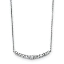 Load image into Gallery viewer, 14K White Gold Lab Grown Diamond GH VS2/SI1, Pendant with Chain