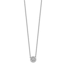 Load image into Gallery viewer, 14k White Gold Diamond 18in Necklace