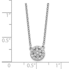 Cargar imagen en el visor de la galería, 14k White Gold Diamond 18in Necklace