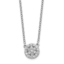 Load image into Gallery viewer, 14k White Gold Diamond 18in Necklace