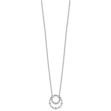 Load image into Gallery viewer, 14k White Gold Diamond 18in Necklace