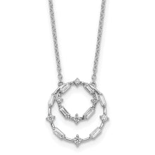 Cargar imagen en el visor de la galería, 14k White Gold Diamond 18in Necklace