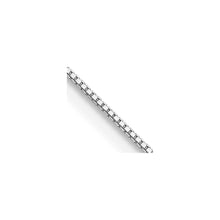 Load image into Gallery viewer, Sterling Silver Rhodium-plated .8mm Box Chain