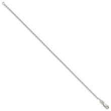 Load image into Gallery viewer, Sterling Silver 1.95mm Cable Chain Anklet