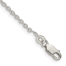 Cargar imagen en el visor de la galería, Sterling Silver 1.95mm Cable Chain Anklet