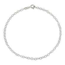 Cargar imagen en el visor de la galería, Sterling Silver 2.5 mm Fancy Anklet