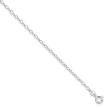 Load image into Gallery viewer, Sterling Silver 2.5 mm Fancy Anklet