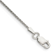 Cargar imagen en el visor de la galería, Sterling Silver 1.25mm Round Spiga Chain Anklet