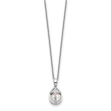 Cargar imagen en el visor de la galería, Sterling Silver FWC Pearl Commitment 18in Necklace