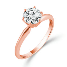 Cargar imagen en el visor de la galería, Diamond Solitaire Ring 1 ct tw 14k White Gold