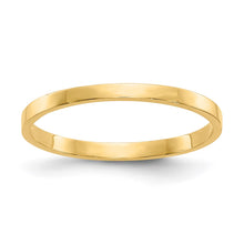 Cargar imagen en el visor de la galería, 14K High Polished Band Childs Ring