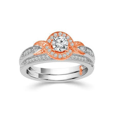 Load image into Gallery viewer, Diamond Bridal Set 0.5 Ct tw 10k White Gold