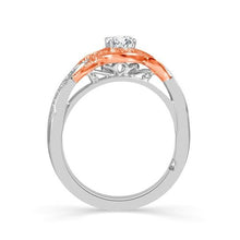 Cargar imagen en el visor de la galería, Diamond Bridal Set 0.5 Ct tw 10k White Gold