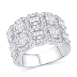 10KT White Gold 2.00 Carat Fashion Mens Ring-0325894-WG