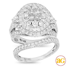 Cargar imagen en el visor de la galería, 14KW 2.75CTW DIAMOND BRIDAL SET