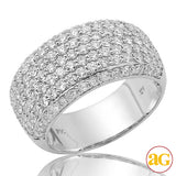 14KW 1.80CTW PAVE DIAMOND LADIES BAND