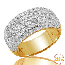 Load image into Gallery viewer, 14KY 1.80CTW PAVE DIAMOND LADIES PAVE DOME BAND