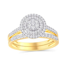 Cargar imagen en el visor de la galería, 10KT Yellow Gold 0.47 Carat Round Bridal Ring-0525550-YG