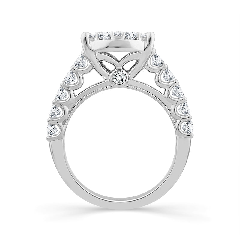 Diamond Bridal Set 4 Ct tw 10k White Gold