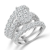 Diamond Bridal Set 4 Ct tw 10k White Gold