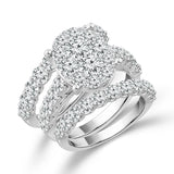 Diamond Bridal Set 4 Ct tw 10k White Gold