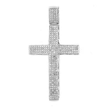 Load image into Gallery viewer, 10KW 0.55CTW DIAMOND FANCY CROSS