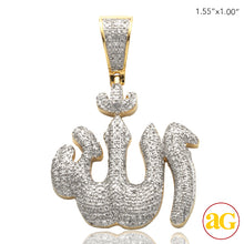 Load image into Gallery viewer, 10KY 1.00CTW ALLAH  PENDANT