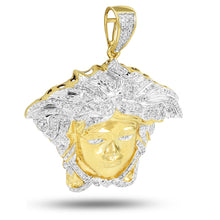 Load image into Gallery viewer, 10KY 1.15CTW DIAMOND MEDUSA PENDANT