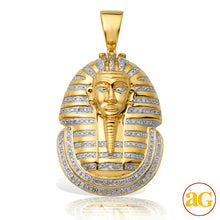 Cargar imagen en el visor de la galería, 10KY 0.65CTW DIAMOND PHAROAH PENDANT