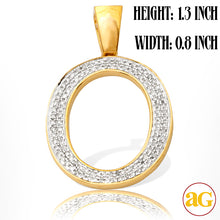 Load image into Gallery viewer, 10KY 0.25CTW DIAMOND INITIAL PENDANT - &quot;O&quot;