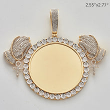 Load image into Gallery viewer, 10KY 2.40CTW ILLUSION DIAMOND MEMORY PENDANT WITH