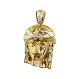 YS 0.50CTW DIAMOND JESUS PENDANT