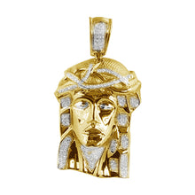 Cargar imagen en el visor de la galería, YS 0.45CTW DIAMOND JESUS PENDANT