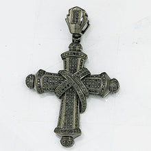 Load image into Gallery viewer, BS 3.00CTW BLACK DIA FANCY CROSS