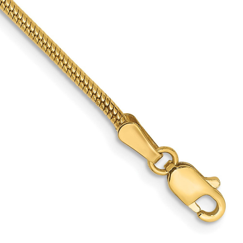 14k 1.6mm Round Snake Chain