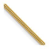 14k 1.6mm Round Snake Chain