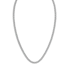 Cargar imagen en el visor de la galería, 20 Diamond 3 Ct.Tw. Illusion Necklace With the Look of 13 Ct.Tw.( 1/20 Ct.Tw. Each look ) in 10K White Gold