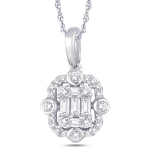 Load image into Gallery viewer, 14K All Rose Gold 0.20 Carat Fashion Pendant-0832159-ALR