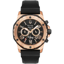 Cargar imagen en el visor de la galería, Bulova Rose Marine Star con correa de caucho 98b104