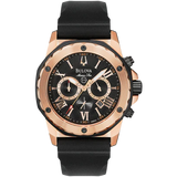 Bulova Rose Marine Star con correa de caucho 98b104