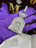 💰 BIG MONEY BAG 💰 Diamond Pendant