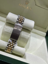 Load image into Gallery viewer, Ladies Preowned 31mm Two Tone Rolex Datejust Champagne dial 68273