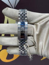 Cargar imagen en el visor de la galería, Rolex Datejust azul romano de acero inoxidable de 41 mm